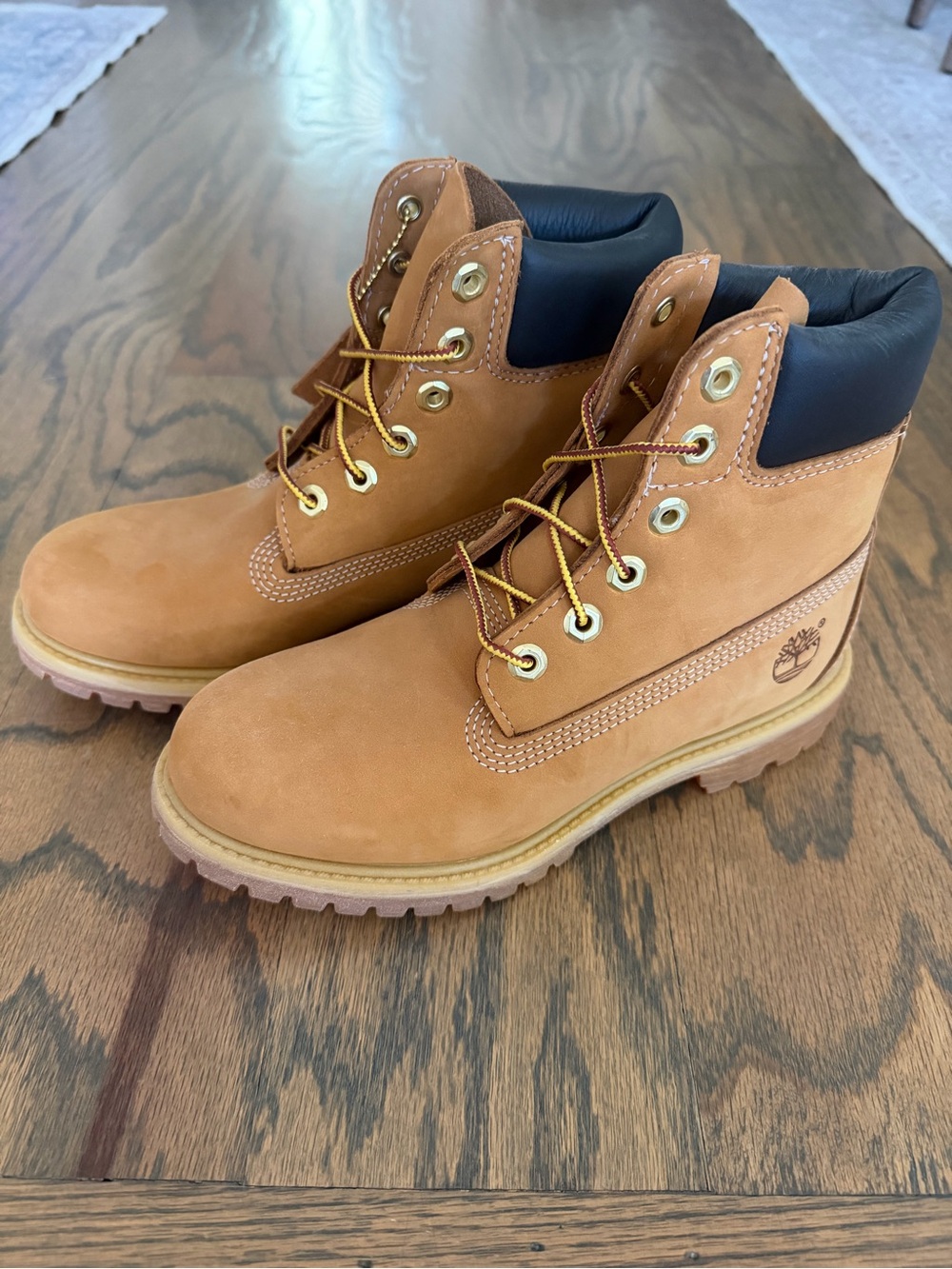 NEW Timberland tan waterproof Lace-Up Work Boots Sz 7